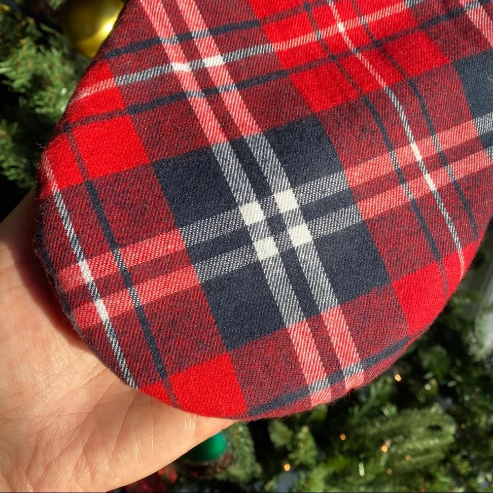 🎄♥️ RAE DUNN “JOY” CHRISTMAS RED EMBROIDERED STOCKING!